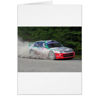 Hyundai accent WRC Rally Car Hälsningskort