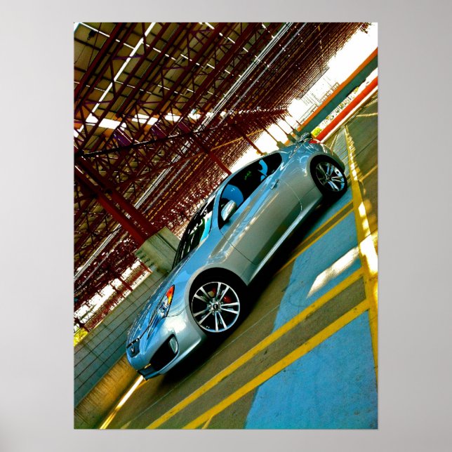 Hyundai Genesis Coupe Wall Poster (Framsidan)
