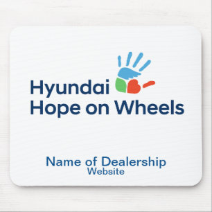 Hyundai Hope On Wheels Anpassningsbar Musmatta