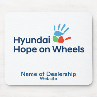 Hyundai Hope On Wheels Anpassningsbar Musmatta