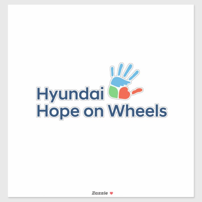 Hyundai Hope on Wheels Extra stor dekal  (Ark)