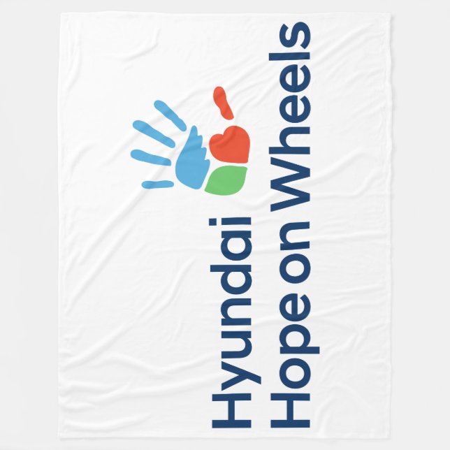 Hyundai Hope on Wheels Flanellfilt  Fleecefilt (Framsidan)