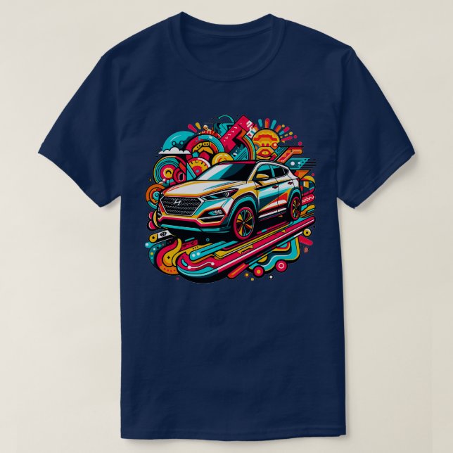 Hyundai Tucson 10 T Shirt (Design framsida)