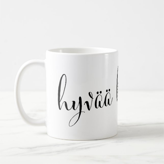 Hyvää huomenta Bra Morgon Finska Mugg (Vänster)