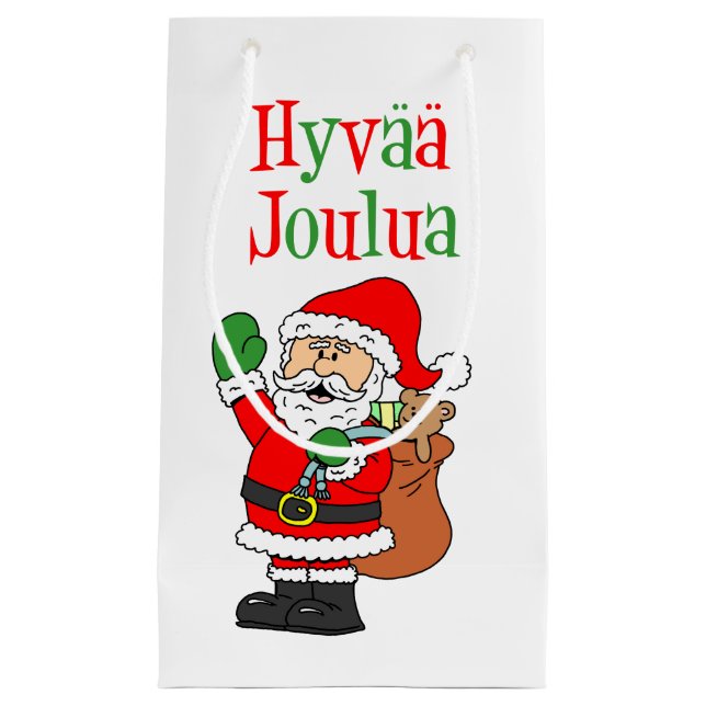 Hyvaa Joulua Finska jultomten (Framsidan)