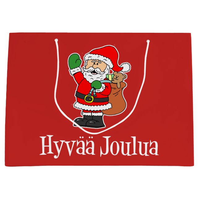 Hyvaa Joulua Finska jultomten (RED) (Framsidan)