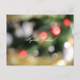 "Hyvää Joulua" Finskt julvykort Vykort