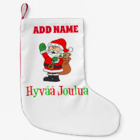 Hyvaa Joulua Personlig Namn finska