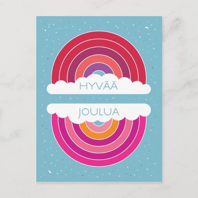 Hyvää Joulua Vykort (Framsida)