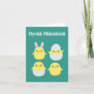 Hyvää Pääsiäistä, Finska Glad påsk Kort