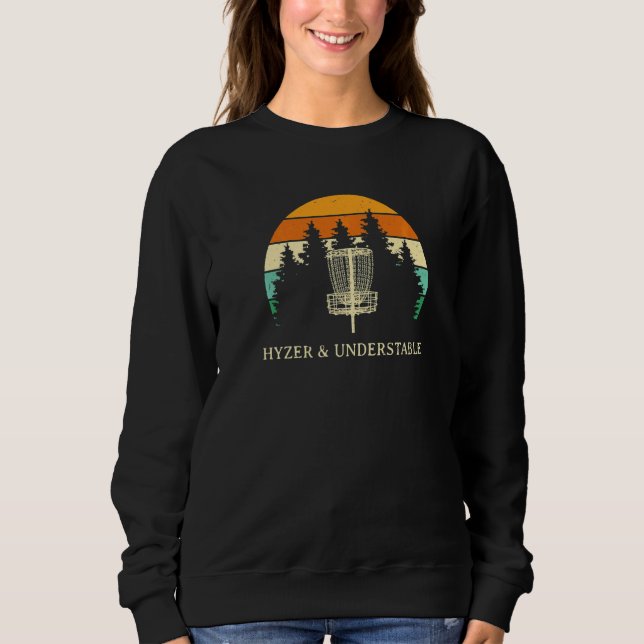 Hyzer & Understabil disk Golf Golfer Humor 1 T Shirt (Framsida)