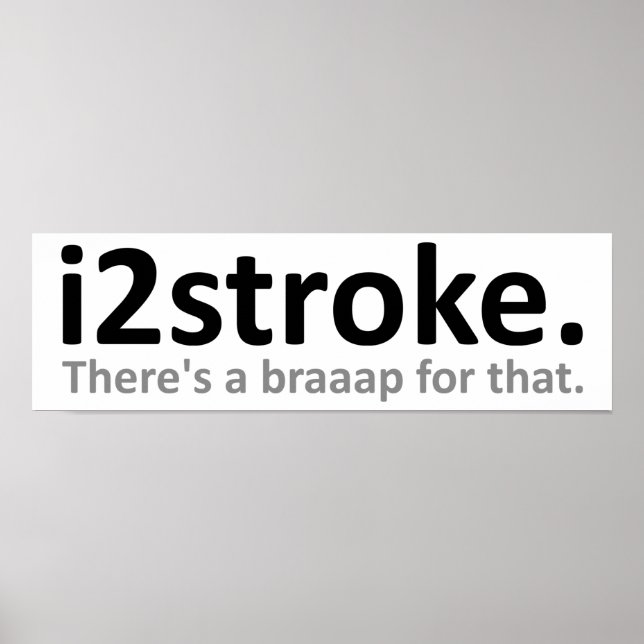 i2stroke Roligt Affisch (Framsidan)