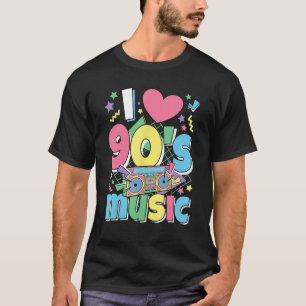 I 1990-talets 90-talets teori för musik i Kärlek 9 T Shirt