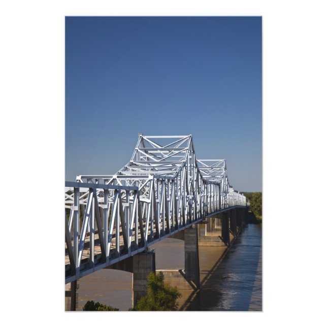 I-20 Highway-bron över Mississippifloden, Fototryck (Framsidan)