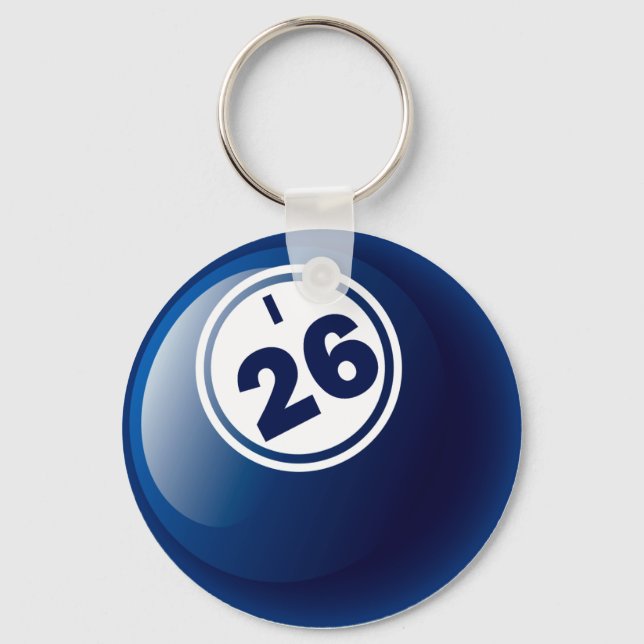 I 26 BINGO BOLL NYCKELRING (Framsida)