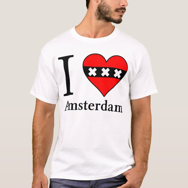 I <3 Amsterdam T-shirt (Framsida)