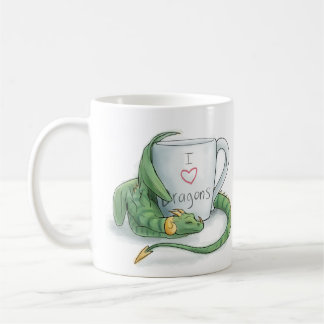 I <3 Dragons Mugg