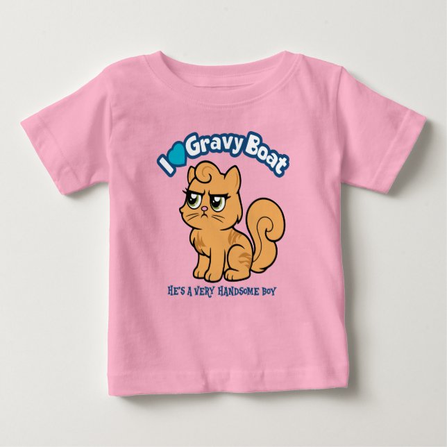 I <3 Gravy Boat DCC T Shirt (Framsida)