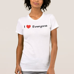 I <3: I Kärlek Alla T-Shirt