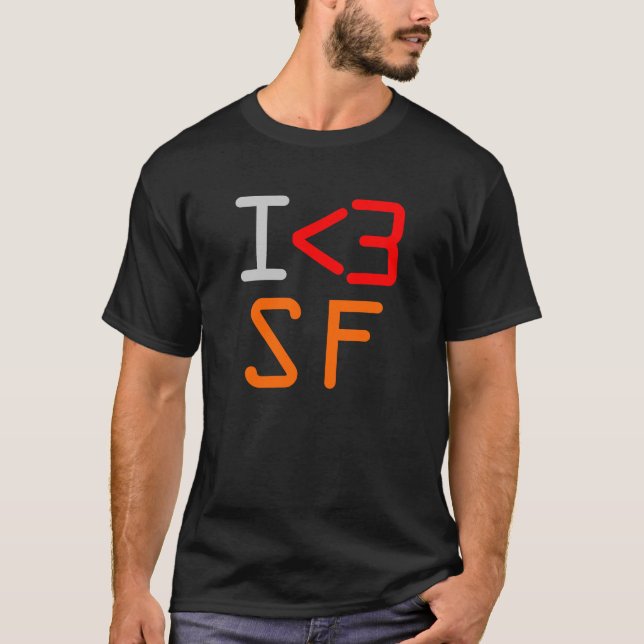 I <3 SF TEE SHIRT (Framsida)