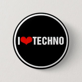 I <3 Techno Knapp
