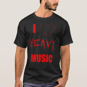 I <3 tunga musik t shirt