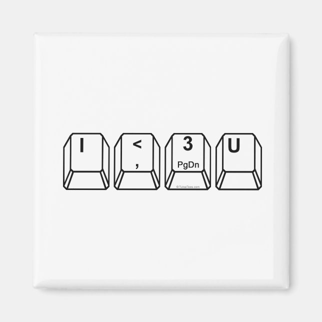 I <3 U MAGNET (Framsidan)