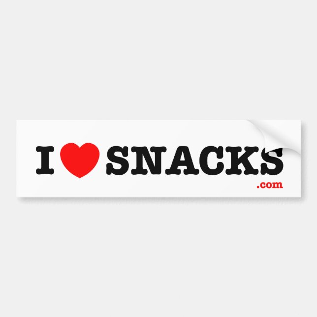 i<3snacks - bildekal (Framsidan)