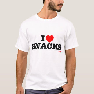 i<3snacks - vanlig vitutslagsplats eller inte t-shirt