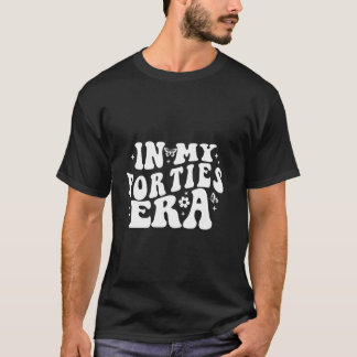 I 40-årsåldern Groovy 40:e födelsedagen 40 år T Shirt