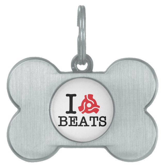I 45 Adapter Beats Namnbricka Husdjur (Framsidan)
