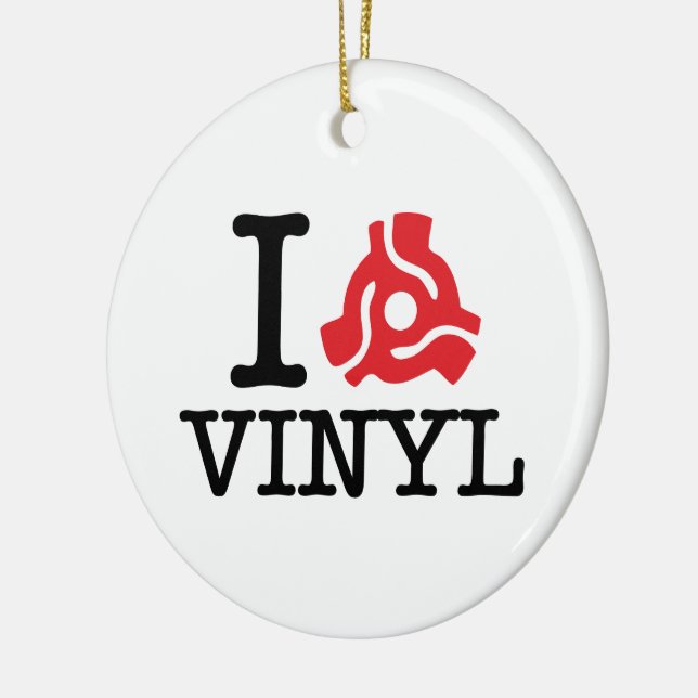 I 45 Adapter Vinyl Julgransprydnad Keramik (Vänster)