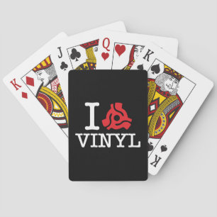 I 45-adapter vinyl spelkort