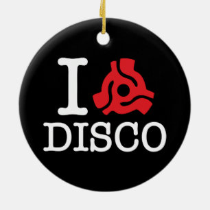 I 45-adapterdisco julgransprydnad keramik