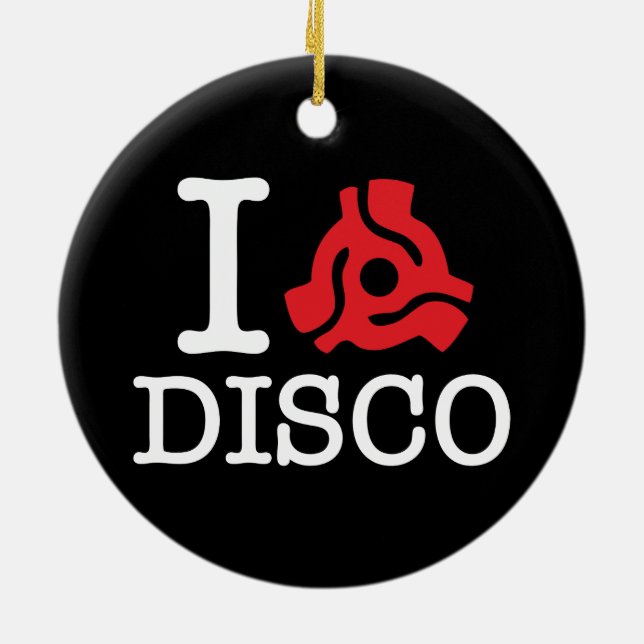 I 45-adapterdisco julgransprydnad keramik (Baksidan)