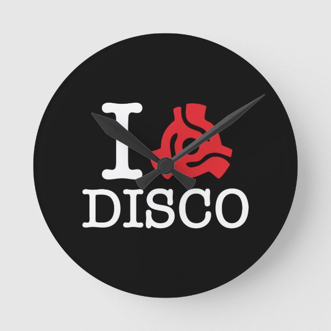 I 45-adapterdisco rund klocka (Framsida)