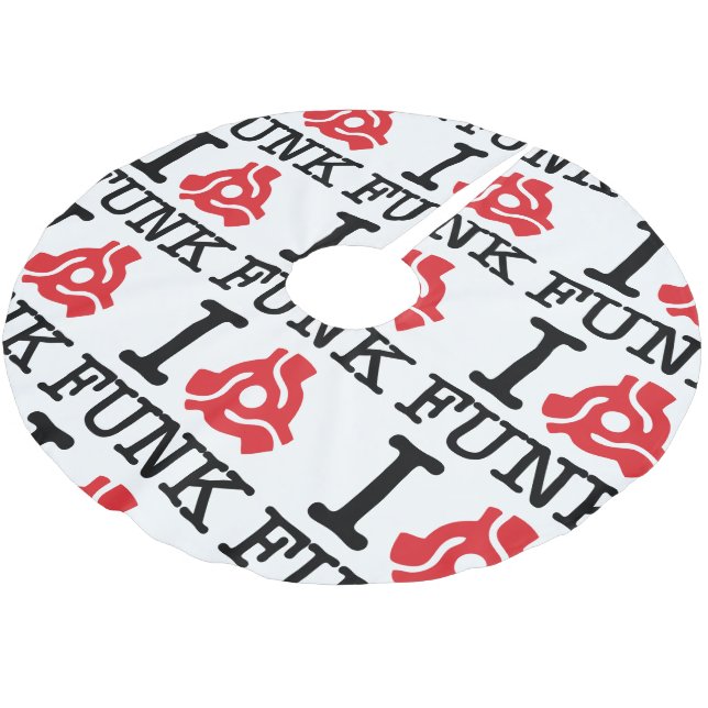 I 45-adapterfunktion julgransmatta borstad polyester (Vinklad)