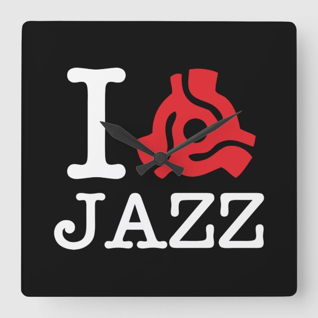 I 45 Adapterjazz Fyrkantig Klocka (Framsida)