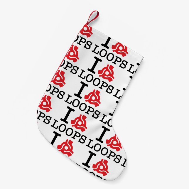 I 45-adapterslingor liten julstrumpa (Framsidan (Hängande))