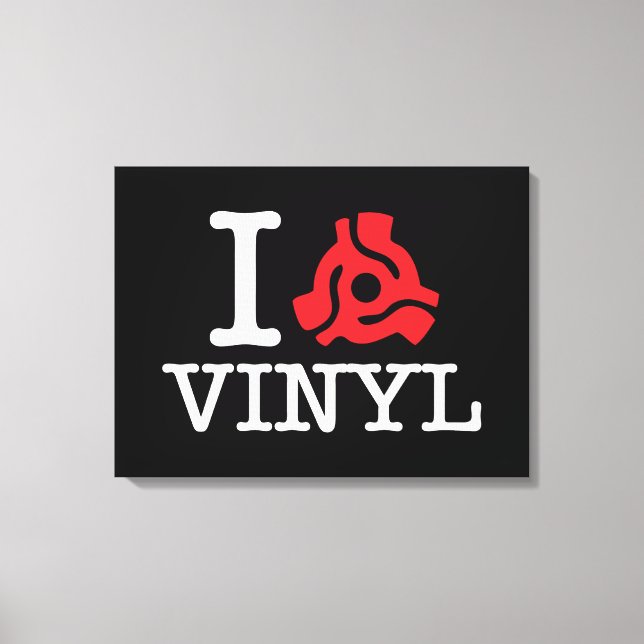 I 45 Vinyl-adapter Canvastryck (Framsida)