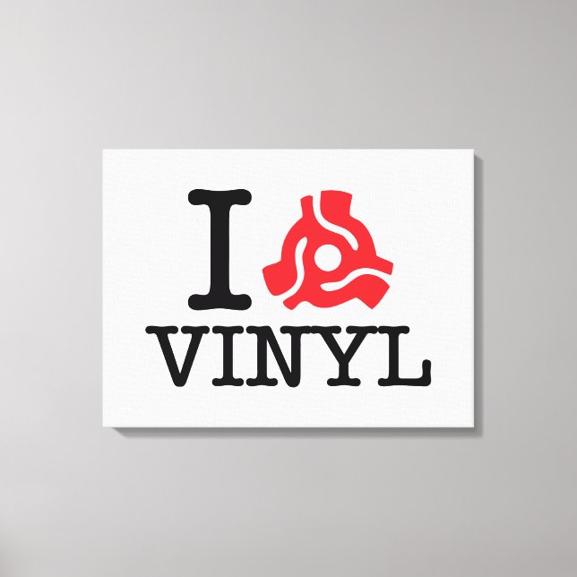 I 45 Vinyl-adapter Canvastryck (Framsida)