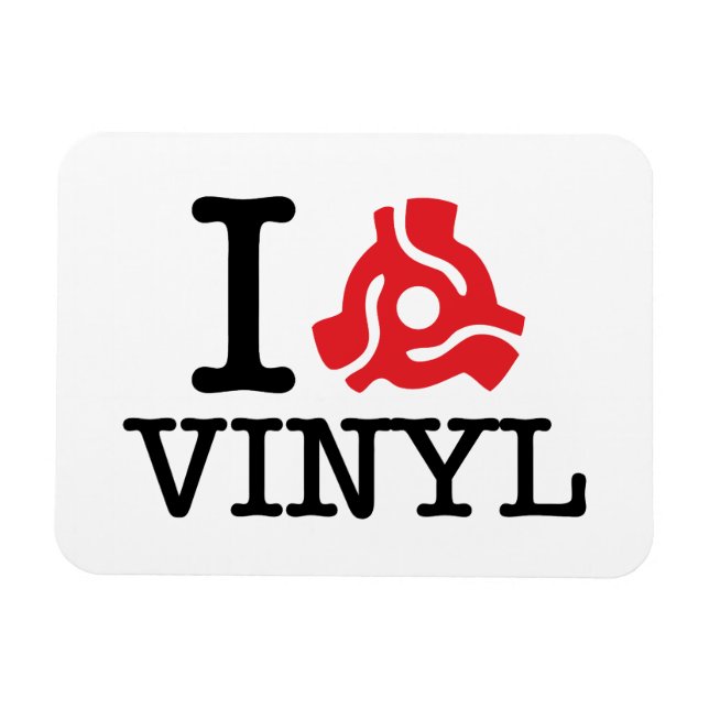 I 45 Vinyl-adapter Magnet (Horisontell)