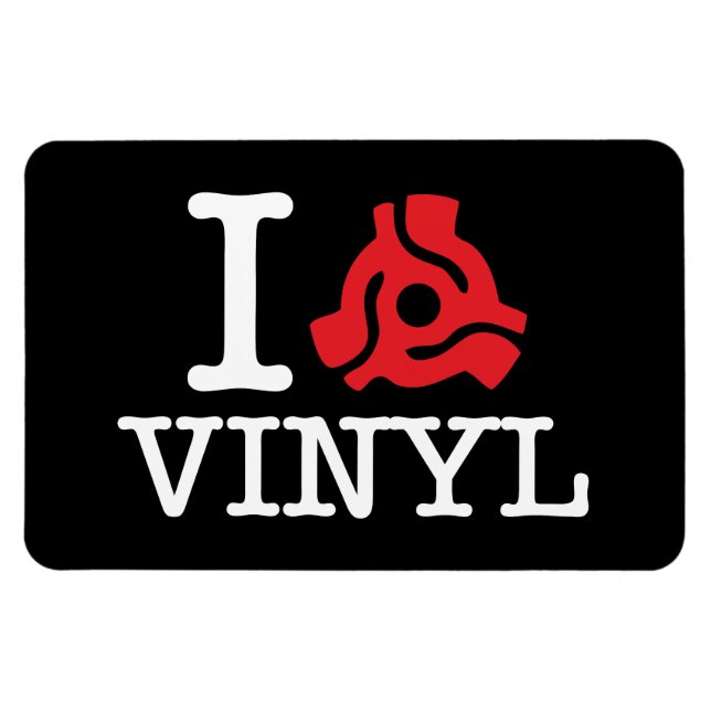 I 45 Vinyl-adapter Magnet (Horisontell)