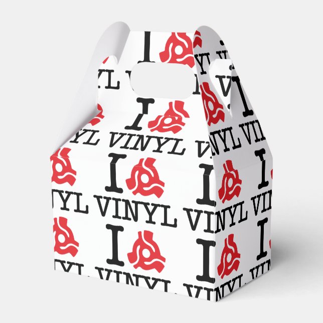 I 45 Vinyl-adapter Presentaskar (Framsidan Sidan)