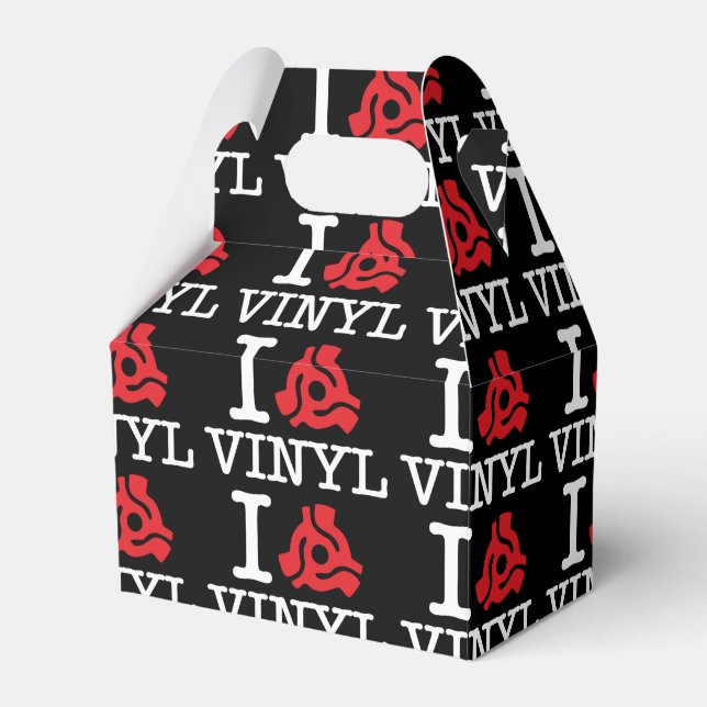 I 45 Vinyl-adapter Presentaskar (Framsidan Sidan)