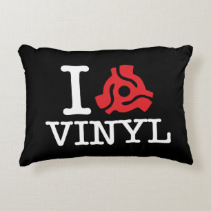 I 45 Vinyl-adapter Prydnadskudde