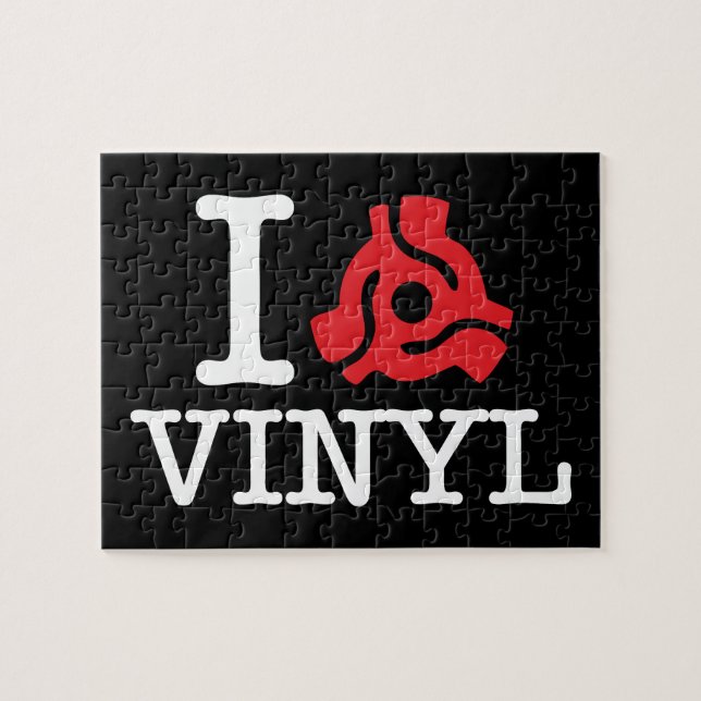 I 45 Vinyl-adapter Pussel (Horisontell)