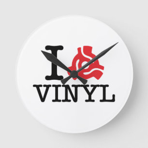 I 45 Vinyl-adapter Rund Klocka