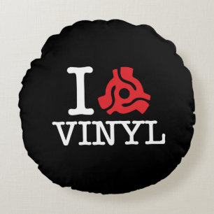 I 45 Vinyl-adapter Rund Kudde