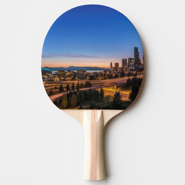 I-5 motorvägen och i Seattle vid vriden Pingisracket (Framsidan)
